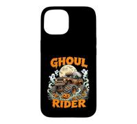 Ghoul Rider Halloween Ghost Monster Truck Pumpkin Coque pour iPhone 15