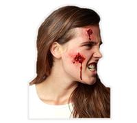 GHOULISH Fausse blessure Ouverte - Rouge - Taille Unique
