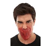 Ghoulish Productions - Application Sans Bouche, Collection Application, Costume en Latex Résistant, Peint à la Main, Halloween, Défilé de Carnaval, Fête Costumée, Taille Unique Adulte