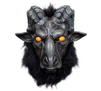 Ghoulish Productions - Baphomet, Ligne Démons, Costume en Latex Résistant, Peint à la Main, Halloween, Défilé de Carnaval, Fête Déguisée, Taille Unique Adulte.