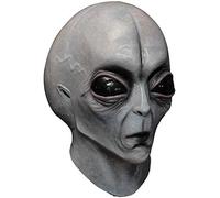 Ghoulish Productions - Masque Alien Evil Invader 51, Collection Aliens, Masque de Déguisement en Latex Durable, Peint à la Main, Halloween, Frayeur, Défilé de Carnaval, Terreur, Fête Costumée