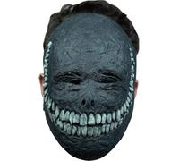 Ghoulish Productions - Masque Creepy Grinning, de la ligne Urban Mask. Ce déguisement en latex résistant est peint à la main, idéal pour le Día de los Muertos, Halloween. Taille adulte.