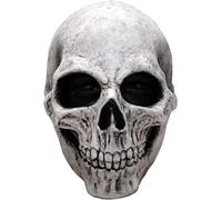 Ghoulish Productions - Masque de Crâne Blanc, de la gamme Skulls. Ce masque en latex résistant est peint à la main et est idéal pour Halloween. Taille unique adulte.