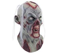 Ghoulish Productions - Masque de Mort-Vivant, Ligne Zombie, Masque en Latex Résistant, Peint à la Main, Halloween, Défilé de Carnaval, Fête Costumée, Taille Unique Adulte.