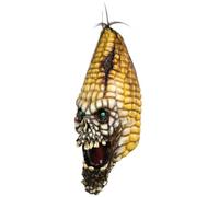 Ghoulish Productions - Masque Déguisement Maïs Maléfique Citrouille, Ligne Citrouilles, Costume en Latex Résistant, Peint à la Main, Halloween, Terreur, Défilé de Carnaval, Taille Adulte.