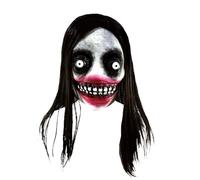 Ghoulish Productions - Masque J. The Killer, de la gamme Creepy Pasta. Ce masque en latex résistant est peint à la main et est parfait pour Halloween. Taille unique pour adulte.