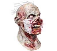 Ghoulish Productions - Masque Patient Zombie d'Horreur, Collection Zombies, Masque en Latex Résistant, Peint à la Main, Halloween, Frayeur, Défilé de Carnaval, Fête Costumée, Taille Unique Adulte