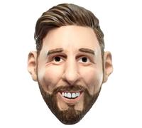 Ghoulish Productions - Messi, Collection Personajes Famosos, Costume en Latex résistant, Peint à la main, Halloween, Défilé de Carnaval, Fête costumée, Taille unique adulte.