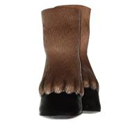 Ghoulish Productions - Sabots de cheval marron, ligne mains et pieds, costume en latex résistant, peint à la main, Halloween, défilé de carnaval, fête costumée, taille unique adulte