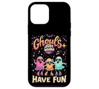 Ghouls Just Wanna Have Fun Fantômes d'halloween Amusants Coque pour iPhone 12 Mini