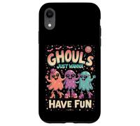 Ghouls Just Wanna Have Fun Fantômes d'halloween Amusants Coque pour iPhone XR