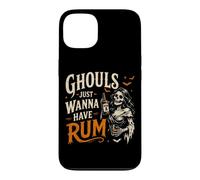 Ghouls Just Wanna Have Rhum Funny Drinking Halloween Coque pour iPhone 13