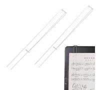 GHPKOTW 1 Paire De Porte-Musique Clip Porte-Notes Latéral Clips Acryliques Transparents Pour Souffleurs De Notes Clips Porte-Notes Pour Musiciens Et Compositeurs
