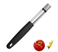 GHPKOTW 1 Pièces Étrogneur, Vide-Pomme Haut de Gamme pour Ôter Les Trognons des Fruits, Avec poignée antidérapante, facile à carotter, gain de temps et de travail, suspendu, noir