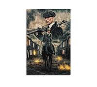 GHRF Peaky Blinders Metal Poster sur toile pour chambre familiale moderne 40 x 60 cm