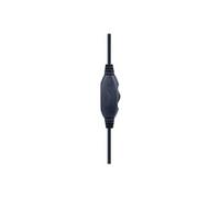 GHS-05-B - Micro-casque - circum-aural - filaire - jack 3,5mm - bleu-noir
