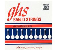 GHS BANJO STAINLESS STEEL - 220 - Jeu De 4-Cordes - Light