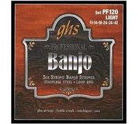 GHS PF120 Ensemble de 6 cordes Banjo Light