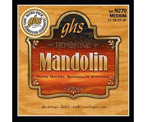 GHS MANDOLIN - Jeu de cordes en nickel pur - N270 - Moyen