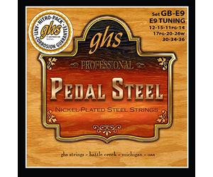GHS PEDAL STEEL BOOMERS Jeu De Cordes - GB-E9-013/036