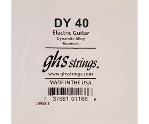 GHS™ Strings »NICKEL PLATED STEEL SINGLE STRING - 040 WOUND - ELECTRIC GUITAR« Corde simple pour Guitare Électrique - Nickel Plated Steel - Tirant: 040