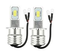 Ghulumn 2X H3 Super - Kit de Phares à LED 100W 10000LM Ampoules Antibrouillard DRL 6000K Blanc