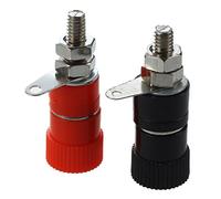 Ghulumn Lot de 10 fiches bananes femelles avec filetage 3,8 mm et 4 mm