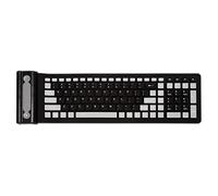 Ghulumn Portable Mini Flexible Up Résistant à l'Eau Lavable en Silicone Souple Clavier Fils Récepteur USB pour PC Ordinateur Portable