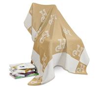 GHUQ Couverture Kaki en Tricot de Laine Super Douce, Couverture décorative pour canapé, Salon, Voyage, Convient pour Toutes Les Saisons, 130 x 160 cm
