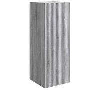 GHVBNMF Armoire murale gris sonoma 33 x 34,5 x 90 cm en bois | Armoire suspendue fine pour salon, chambre à coucher et bureau à domicile avec beaucoup d'espace de rangement derrière la