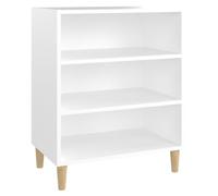 GHVBNMF Buffet blanc 57 x 35 x 70 cm Bibliothèque en bois