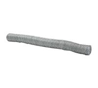 GHVBNMF Clôture hexagonale en acier galvanisé argenté 1,2 x 100 m | Treillis hexagonal solide en métal galvanisé pour séparer le jardin, la terrasse et les parterres en extérieur.
