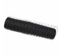 GHVBNMF Clôture hexagonale grise 0,4 x 50 m en PVC Grillage Clôture de | Brise-vue hexagonal décoratif pour terrasse et parterre de jardin. Clôture métallique robuste pour une séparation facile des