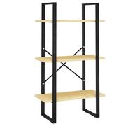 GHVBNMF Étagère sur pied en bois massif de pin 60 x 30 x 105 cm | Étagère polyvalente en bois de pin et métal pour salon, cuisine, cave, atelier et entrepôt.