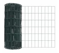 GHVBNMF Euroclôture verte en fer enduit de PVC, 0,8 x 25 m, clôture de | Grille extérieure élégante pour terrasse et arrière-cour. Offre une séparation claire de l'espace et un design élégant pour
