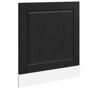 GHVBNMF Front de lave-vaisselle Porto noir aspect chêne 60 x 1,5 x 57 cm | Plaque avant moderne pour lave-vaisselle encastrable dans la cuisine. Façade sur mesure en bois facile d'entretien.