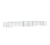 GHVBNMF Gabion Jardinière surélevée galvanisée 400 x 100 x 50 cm Panier