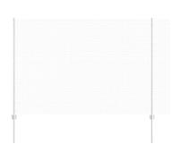 GHVBNMF Kit complet de clôture métallique avec poteaux 25 x 1,6 m en acier | Kit de clôture robuste en acier revêtu par pulvérisation pour jardin et terrasse : offre une protection visuelle et une