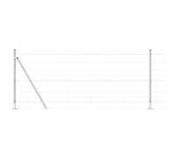 GHVBNMF Kit de clôture de jardin 25 x 1 m en acier galvanisé avec 52 | Bordure robuste en métal galvanisé pour jardin et terrasse. Solution modulaire avec 52 chevilles de sol assorties.