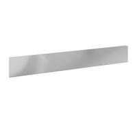 GHVBNMF Lot de 10 bordures de pelouse en acier argenté 100 x 15 cm | Lot de 10 bordures flexibles en métal pour des structures claires dans le jardin et les parterres de fleurs.