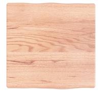 GHVBNMF Plateau de table en bois massif de chêne 40 x 40 cm traité avec | Plateau en bois de chêne polyvalent pour table d'appoint et table basse dans le salon, prêt à l'emploi grâce à sa peinture.