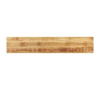 GHVBNMF Plateau de table rectangulaire en bois massif de mangue, 160 x 40 | Plateau rustique en bois de manguier pour salle à manger ou bureau à domicile. Chaque pièce est unique avec un beau grain