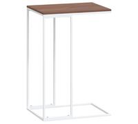 GHVBNMF Table d'appoint en forme de C - 40 x 30 x 59 cm - Table à thé pour | Table basse peu encombrante avec structure solide en fer, idéale comme table de chevet dans la chambre ou sur le canapé.