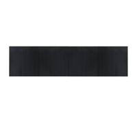 GHVBNMF Tapis en bambou - 100 x 400 cm - Noir - Moderne - Antidérapant