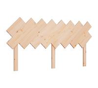 GHVBNMF Tête de lit 159,5 x 3 x 80,5 cm en bois massif de pin non traité | Le panneau mural rustique en bois de conifère naturel crée une atmosphère chaleureuse dans n'importe quelle chambre à coucher
