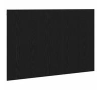 GHVBNMF Tête de lit aspect chêne noir, montage mural, matériau en bois | Le panneau mural moderne en bois pour chambre à coucher crée une surface libre au sol et une atmosphère élégante.