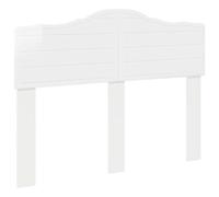 GHVBNMF Tête de lit en bois blanc brillant 138 x 90 cm | Tête de lit moderne pour votre chambre à coucher, avec surface facile d'entretien et dos fini.