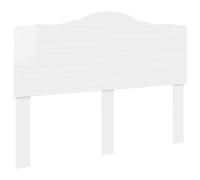 GHVBNMF Tête de lit en bois blanc brillant 143 x 3 x 100 cm