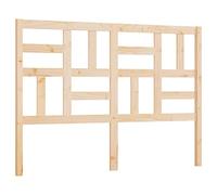 GHVBNMF Tête de lit en pin massif 166 x 4 x 104 cm | Le design moderne à lattes en bois de pin non traité apporte élégance naturelle et confort à votre chambre à coucher.