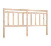 GHVBNMF Tête de lit en pin massif 186 x 4 x 100 cm | Cette élégante paroi arrière de lit en pin non traité apporte une élégance rustique et un charme naturel à la chambre à